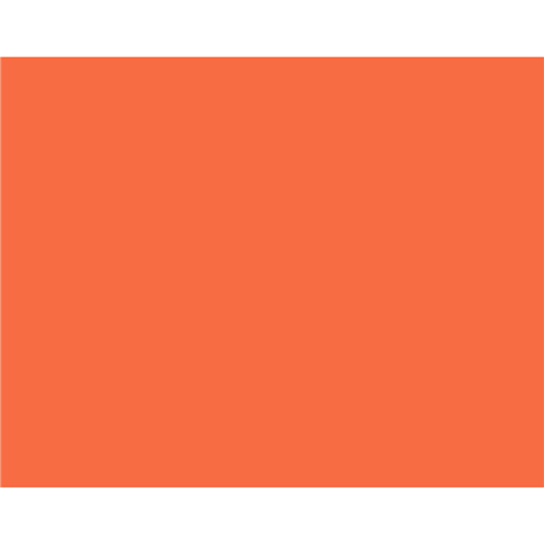 QUILL COLOURED CARDBOARD 510x635mm 210gsm Orange